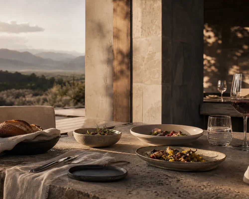 Restaurante como ejemplo de sitio de destino.