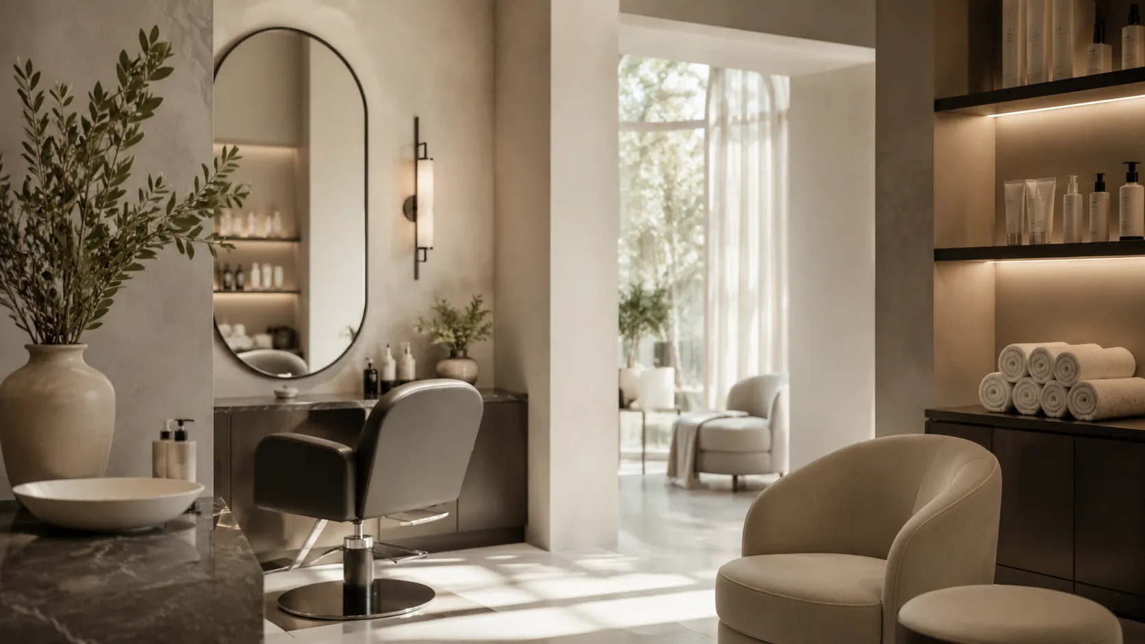 Luma studio with soft light and prepared materials.